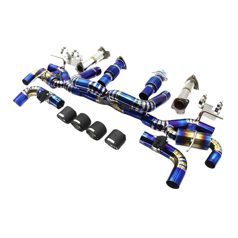 Titanium Valved Sport Exhaust System w/ Catless Front Pipes - Chevrolet Corvette C8 (2020 - 2024).