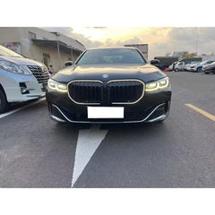 Gloss Black Front Grille w/ LED - BMW 7 series G11 G12 2020+.