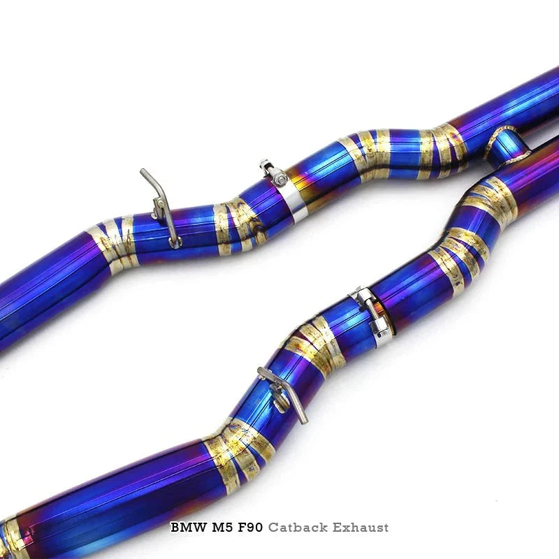 Titanium Valved Exhaust System -  BMW M5 F90 M850i M8 F92 4.4T 2018-2023.
