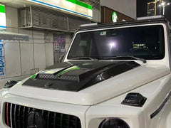 Carbon Fiber BRABUS Style Hood Bonnet Cover - Mercedes AMG G Wagon.