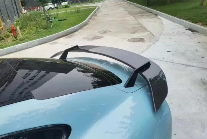 GT Carbon Fiber Rear Trunk Wing - Porsche Taycan 2019-2023.