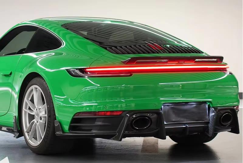GT Style Carbon Fiber Rear Diffuser for Porsche 911 Carrera S/T/4/4S/Targa 4/ Targa 4S/GTS 2019-2023.