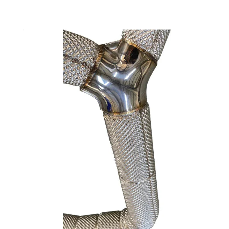 Performance High Flow Catless Exhaust Downpipes W/ Heatshield - Porsche Cayman 718 2.0T 2016-2018.