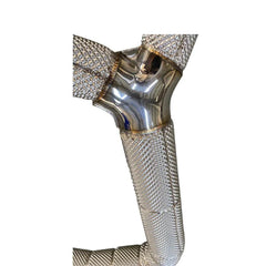 Performance High Flow Catless Exhaust Downpipes W/ Heatshield - Porsche Cayman 718 2.0T 2016-2018.