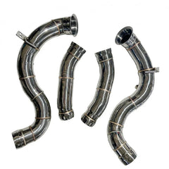 High Performance Catless Down Pipes - Mercedes Benz W205 C63 C63S AMG.