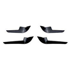 Gloss Black Aerodynamic Front Canard - Audi RS3 8Y 2021-2024 Sedan.