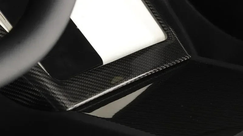 Carbon Fiber Charging Trim - 2024 Tesla Model 3 HighLand.
