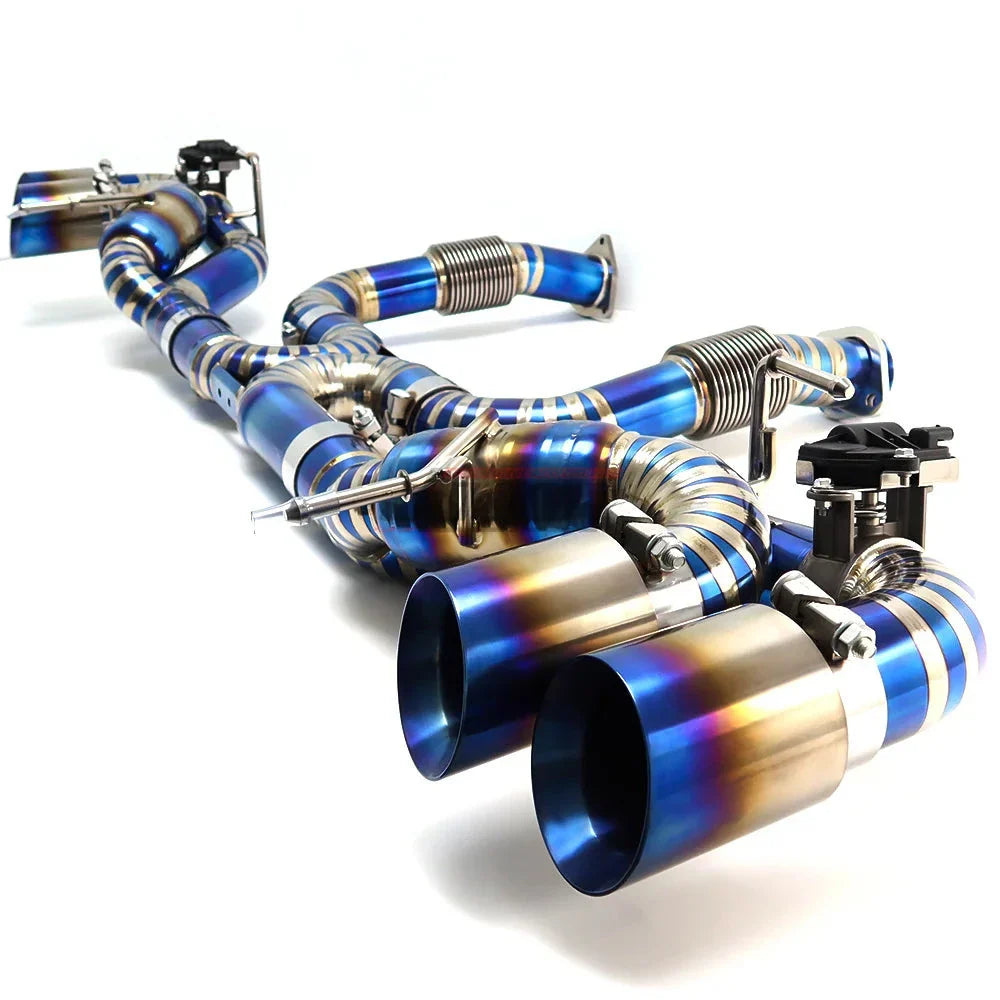 Titanium Full Valved Exhaust - 2020 - 2024 Corvette C8.