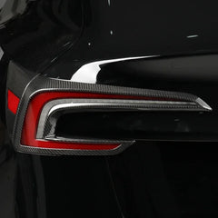 Carbon Fiber Rear Tail light Cover Trim - 2024 Tesla Model 3 High Land.