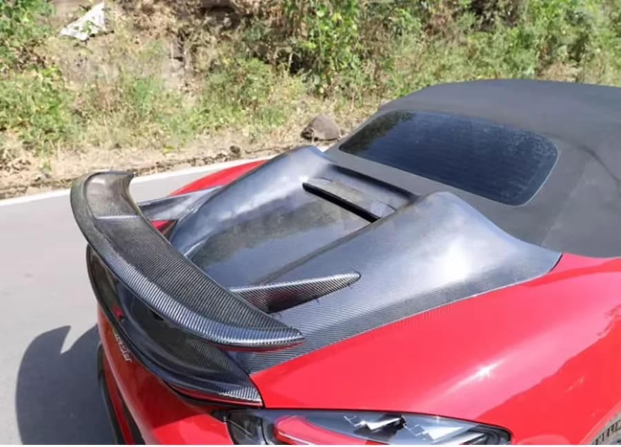 Carbon Fiber Rear Spider Wing - Porsche 718 981.