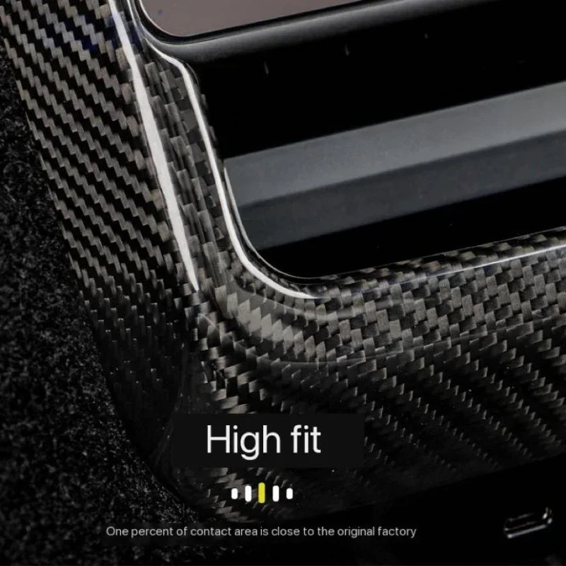 Carbon Fiber Rear Air Outlet Protection Cover - Tesla New Model 3 HighLand.