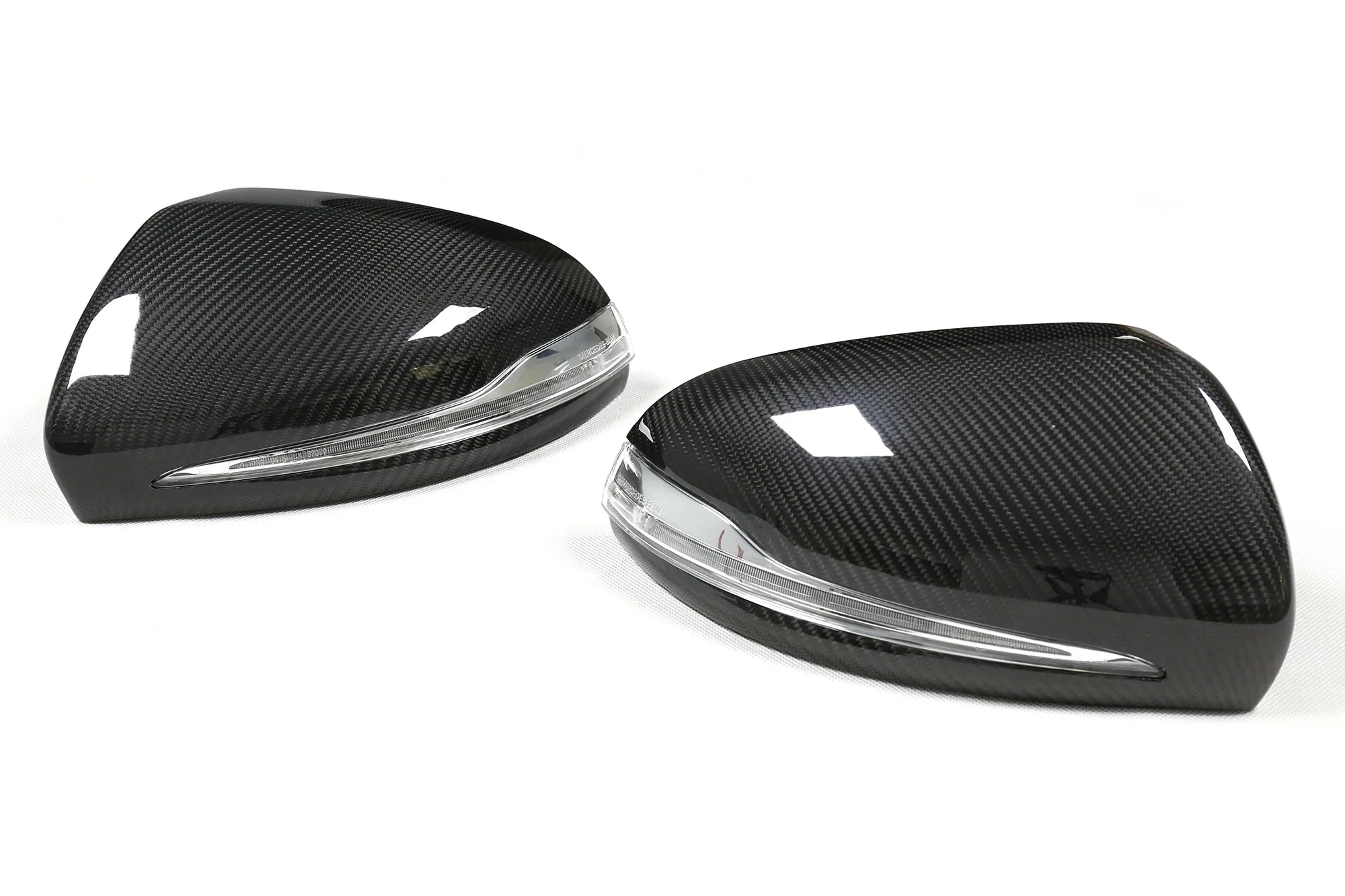 Carbon Fiber Wing Mirror Caps (Replacement) - Mercedes Benz W205 W213 W238 W222 W253 GLC W257 GLC AMG GT50 GT63.