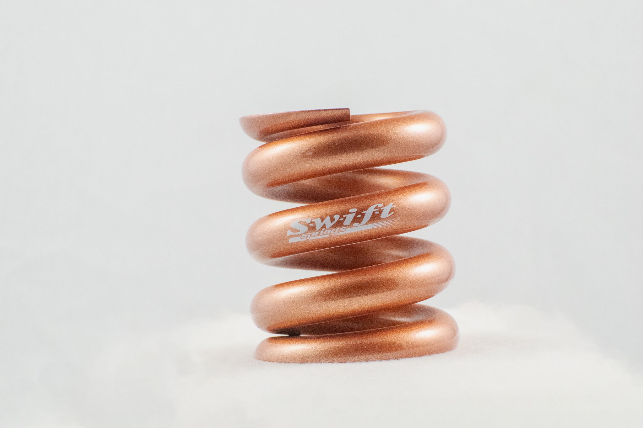 Round Wire Bump Spring - 2.25" Length | 2.0" OD | 4500lbs/inch