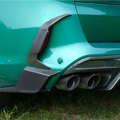 Carbon Fiber SQ Rear Diffuser W Brake Light - BMW X5M F95 LCI / G05 LCI.