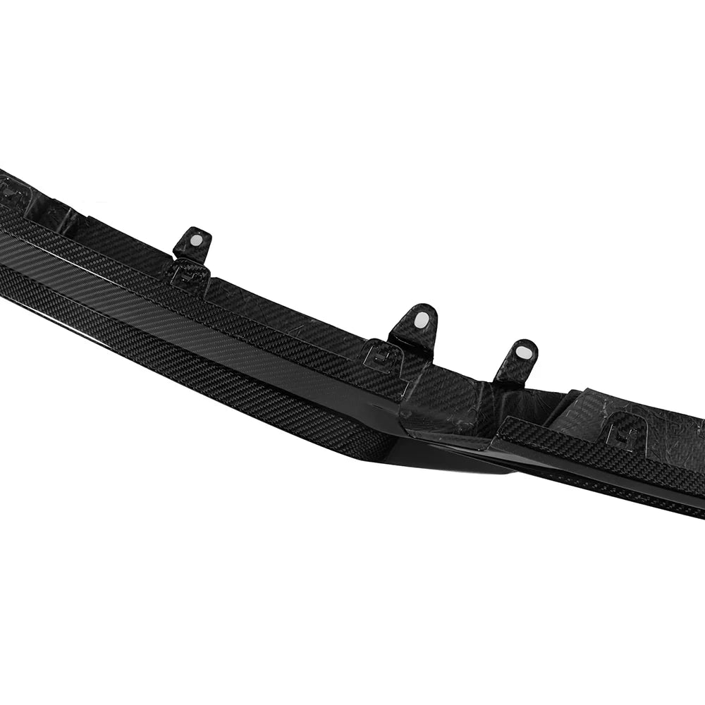 Carbon Fiber SQ Rear Diffuser W Brake Light - BMW X5M F95 LCI / G05 LCI.
