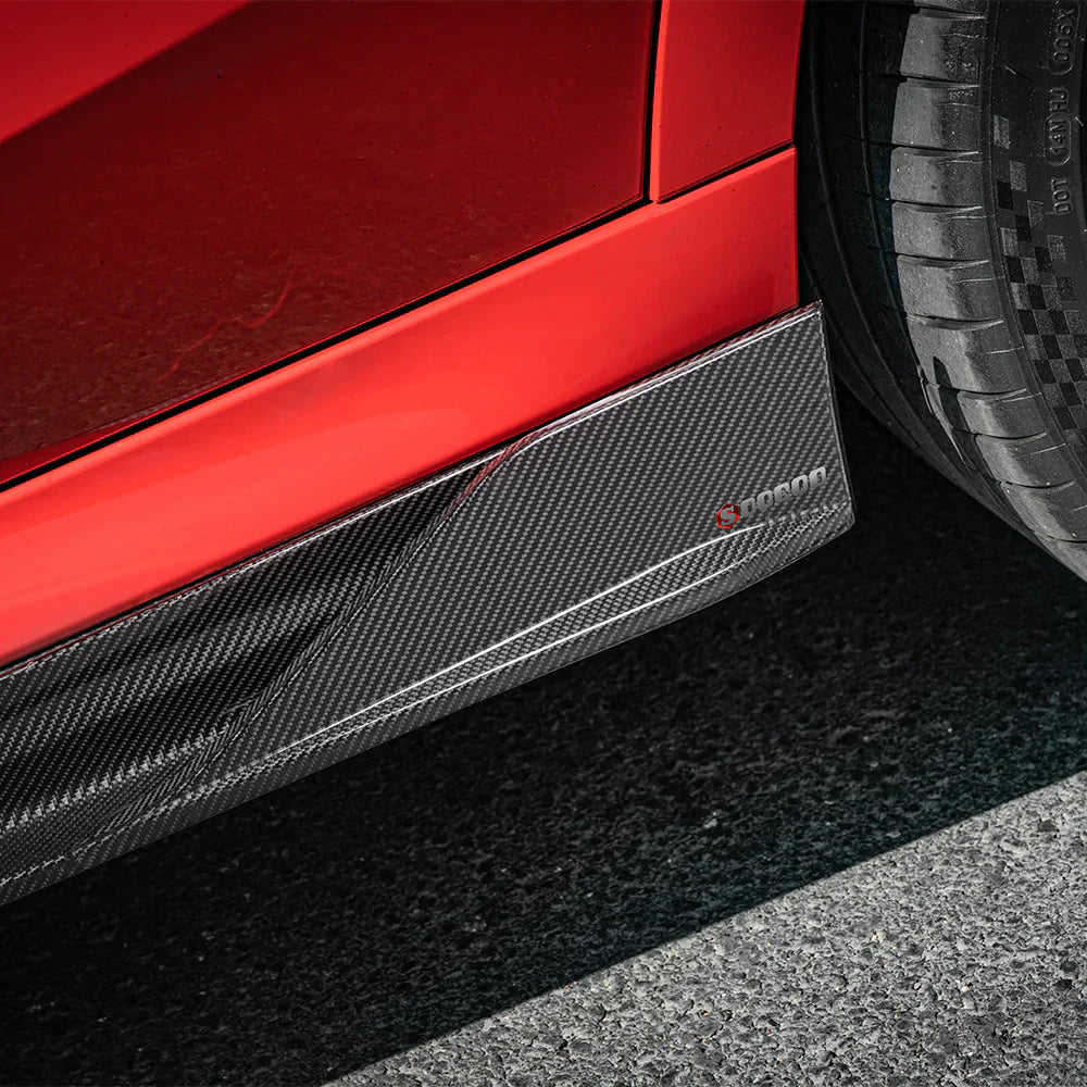 SOOQOO Prepreg Carbon Fiber Side Skirt - BMW X6M F96 X6 G06