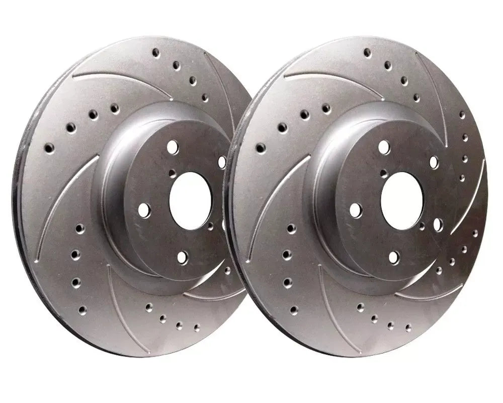 SP Performance Drilled & Slotted 334mm Rear Brake Rotor for Acura TL 2009-2014