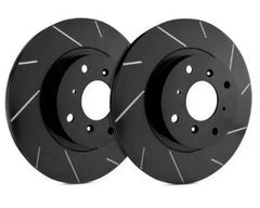 SP Performance Slotted Vented 320mm Brake Rotor Black Zinc Coating Acura TL Honda Odyssey 2009-2014