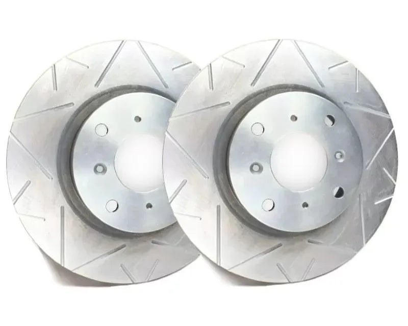 SP Performance Peak Series Slotted Solid 5 Lug Rear Brake Rotor 334mm Zinc Acura TL 2009-2014