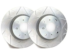 SP Performance Peak Series Slotted Solid 5 Lug Rear Brake Rotor 334mm Zinc Acura TL 2009-2014