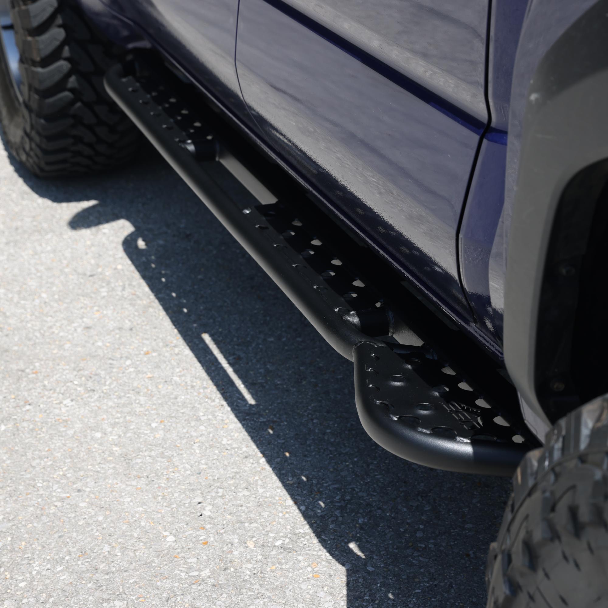 Southern Style Rock Sliders 2024+ Tacoma Double Cab Short Bed.