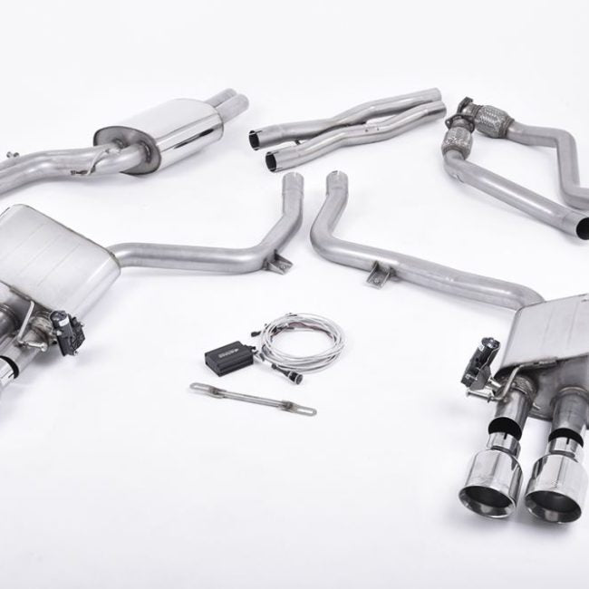 Milltek Valved &amp; Resonated Catback Exhaust System for B8.5 Audi S4 / S5