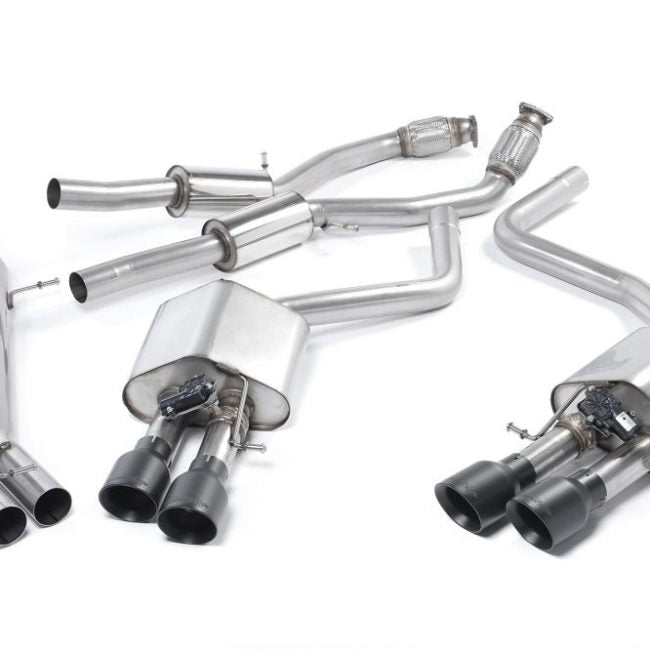 Milltek Resonated Catback Exhaust System for D4 Audi S8 Quattro