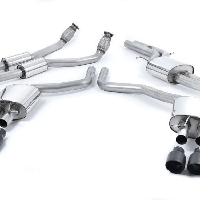 Milltek Resonated Catback Exhaust System w/ EC Approval for C7 Audi S6 &amp; S7