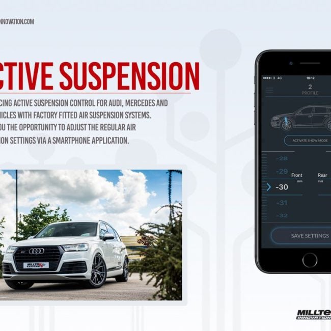 Milltek Active Suspension Control for C7 Audi RS6 / RS7
