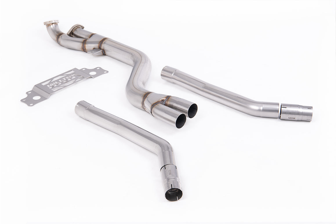 Milltek Non-Resonated 102mm Mid-Pipe | BMW G87 M2 - Fits OE Axle-Back
