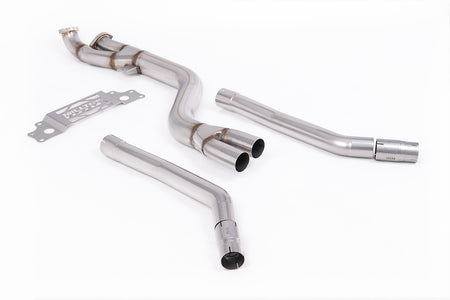 Milltek Non-Resonated 102mm Mid-Pipe | BMW G87 M2 - Fits OE Axle-Back