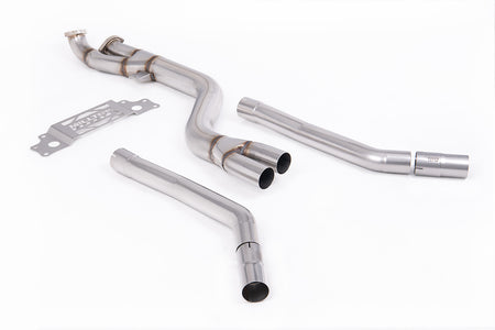 Milltek Non-Resonated 102mm Mid-Pipe | BMW G87 M2 - Fits Milltek Axle-Back