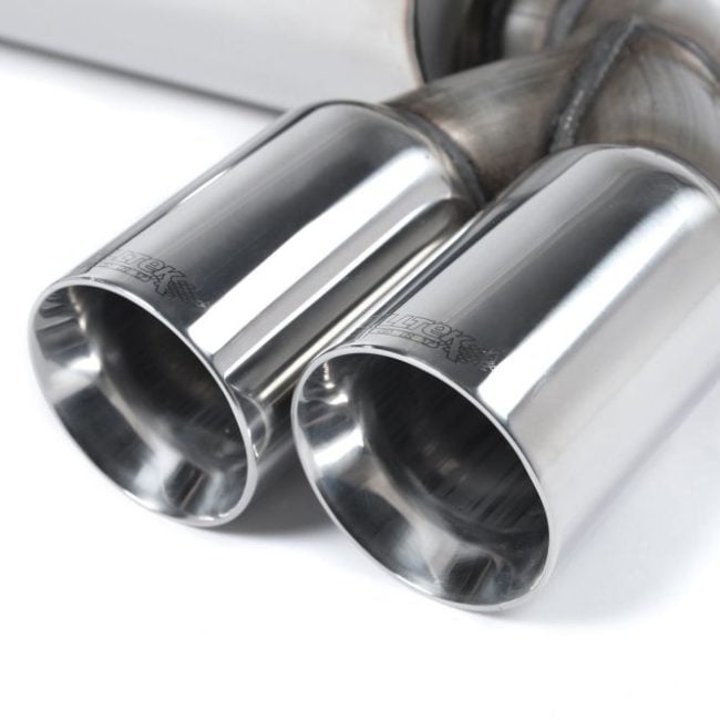 Milltek Rear Silencer with Polished Tips for E46 BMW M3 / CSL