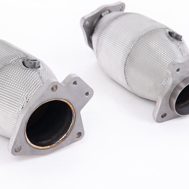 Milltek Large-Bore Hi-Flow Sport Downpipes (with heat wrap) for C8 Chevrolet Corvette E-Ray / Stingray / Z06 [SSXCH111]