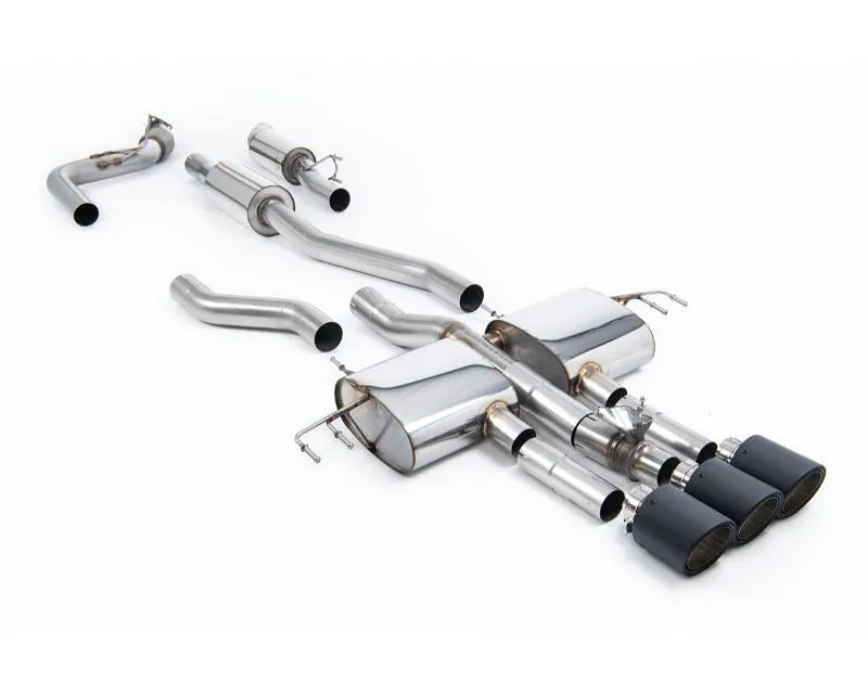 Milltek Resonated Catback Exhaust System for Honda Acura Integra Type S DE5 2023-2026, Carbon Fiber Trims.