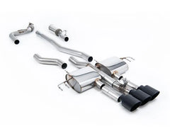 Milltek Part-Resonated Mid Volume Level Catback with 3 x GT-115 Cerakote Black Trims Honda | Acura Integra Type S DE5 2.0 Turbo 320hp 2023-2026.