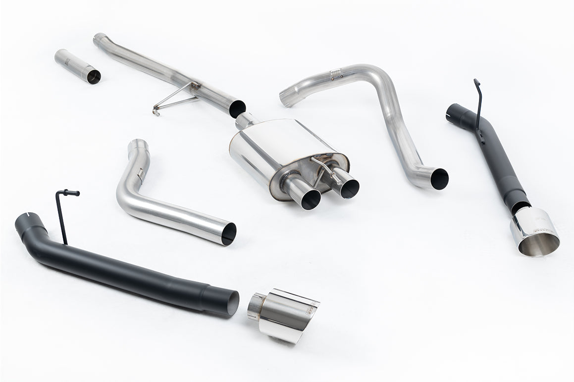 Milltek Rear Exit Cat-Back Exhaust | Jeep Gladiator JT - Polished Tips