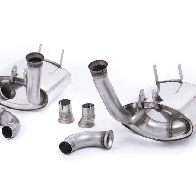 Milltek Cup Rear Silencers for 997.1 Porsche 911 Carrera / S
