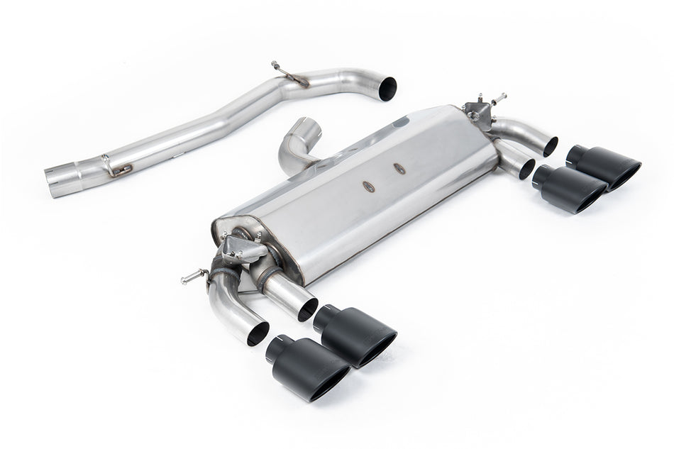 Milltek Non-Resonated Cat-Back Exhaust | VW Golf R MK7-Cerakote Black Tips [SSXVW260]
