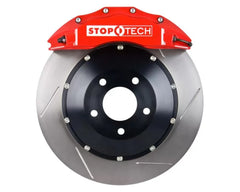 StopTech Big Brake Kit Black Caliper Slotted Two-Piece Rotor Rear BMW Front 2006-2009.