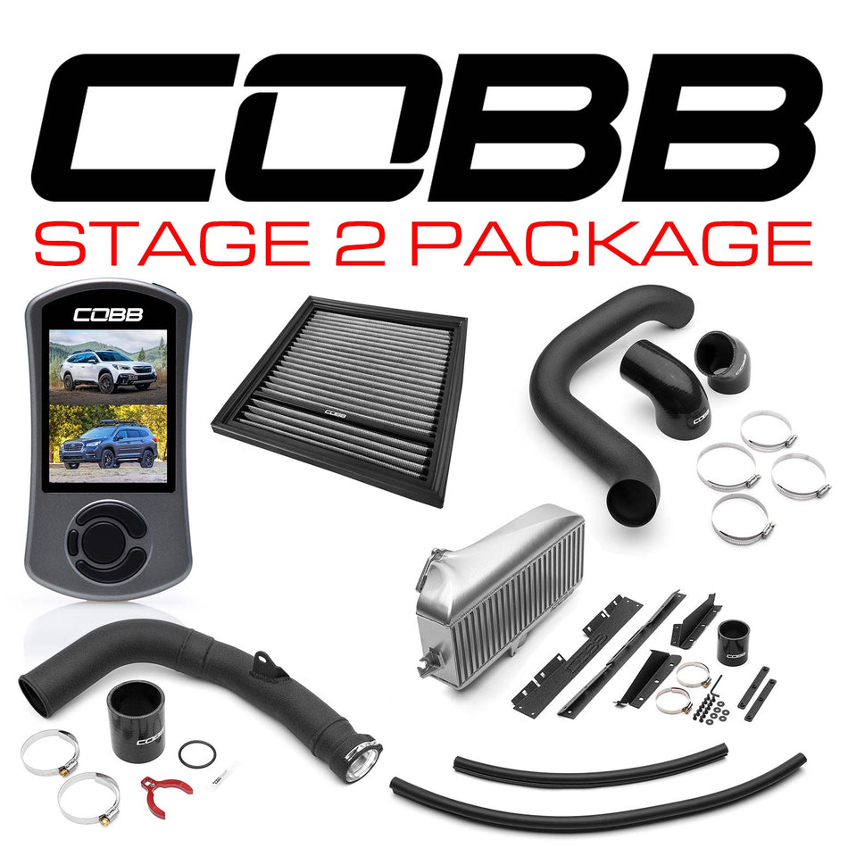 Cobb 20-22 Subaru Outback XT/2022 Outback Wilderness Stage 2 Power Package - Silver