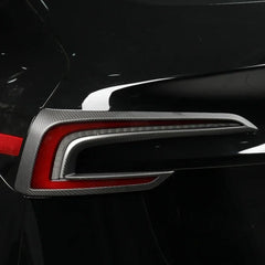 Carbon Fiber Rear Tail light Cover Trim - 2024 Tesla Model 3 High Land.