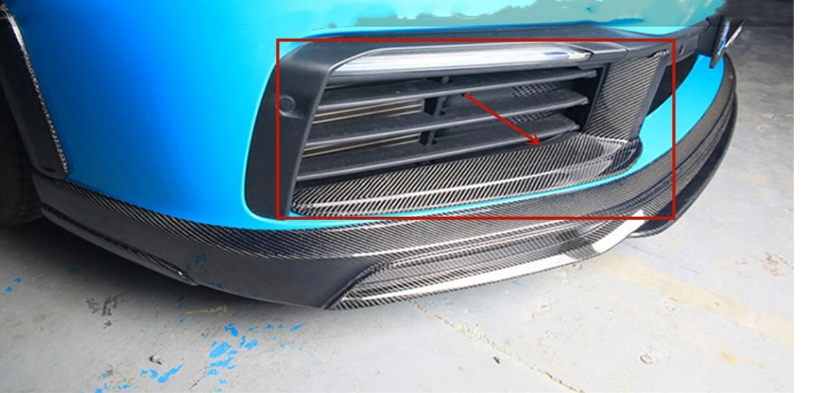 Front Bumper Side Air Vent Trim - Porsche Carrera 992 911.