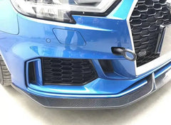 Carbon Fiber Front Bumper Lip For Audi RS3 8V.