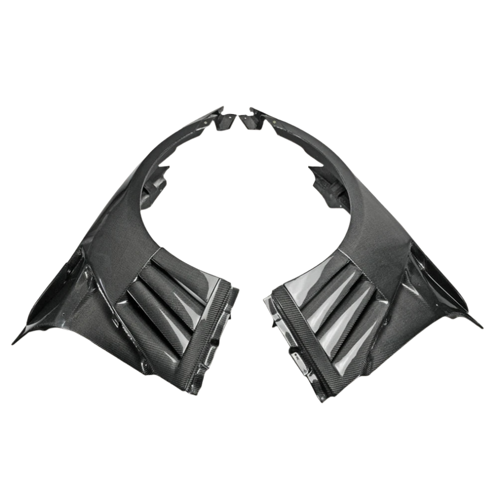 Vented Carbon Fiber Front Fender Replacement Set - Nissan GTR R35.