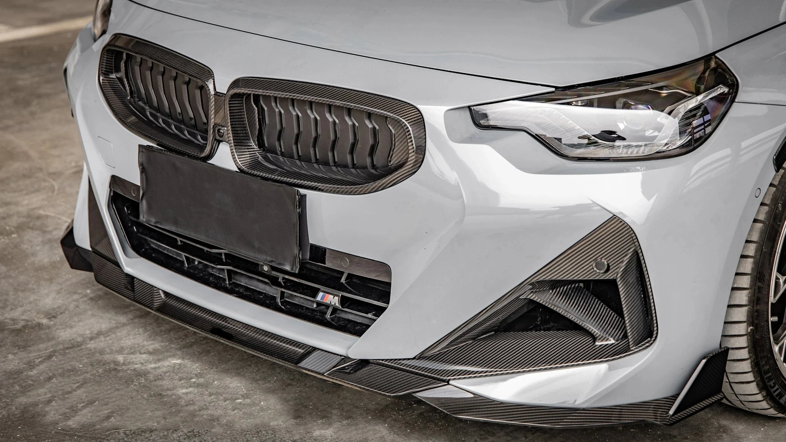 SQ Style Carbon Fiber Front Lip - BMW G42 2 Series.