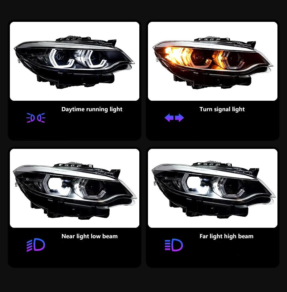 LCI Style LED HeadLights - BMW F87 M2 & F22 2 Series.