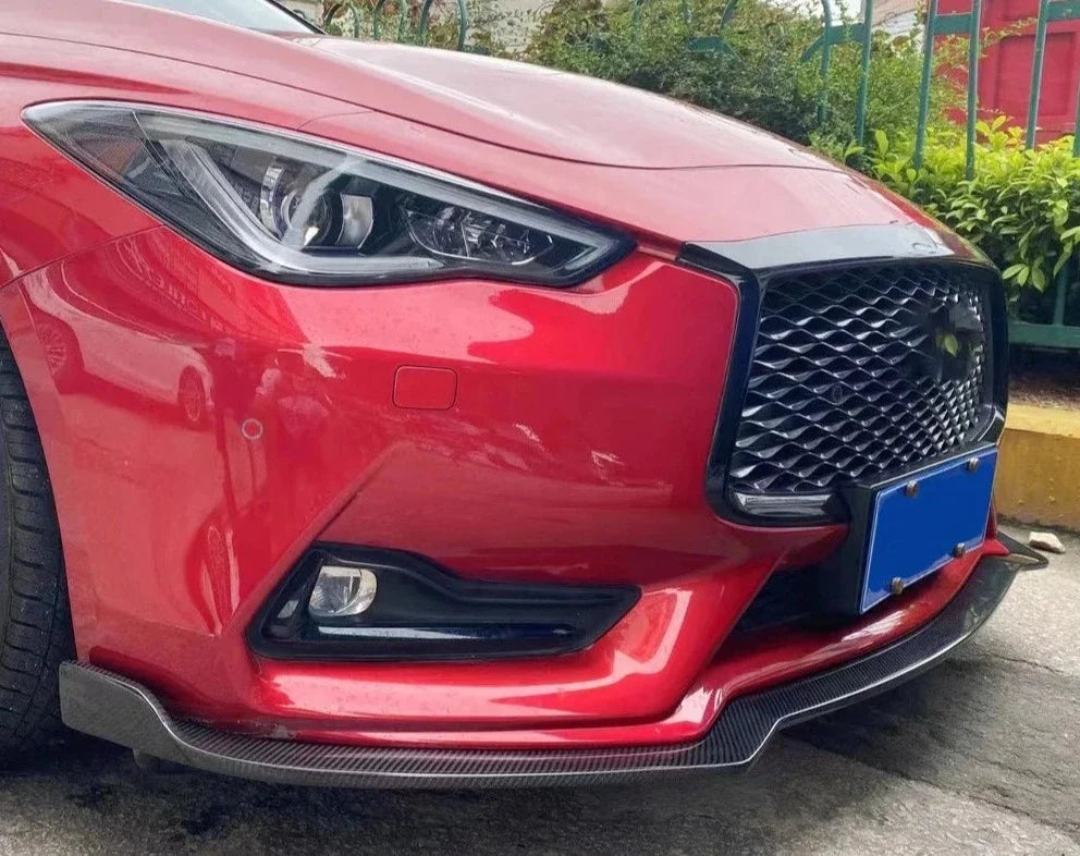 Carbon Fiber Front Lip - Infiniti Q60 2016-2022.