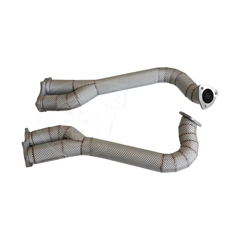 Performance Race Down Pipes w/ Heatshield - Porsche 718 GT4 / GTS / Spyder.