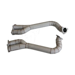 Performance Race Down Pipes w/ Heatshield - Porsche 718 GT4 / GTS / Spyder.